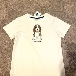 Kids size 6 tee Janie and Jack NWT